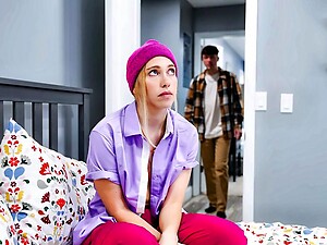 “Stepmom’s Nipple Clamps?!” Tomboy’s Unexpected Threesome